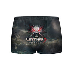 Трусы-боксеры мужские The Witcher 3: Wild Hunt, цвет: 3D-принт
