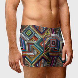 Трусы-боксеры мужские Этнический ковровый орнамент, цвет: 3D-принт — фото 2