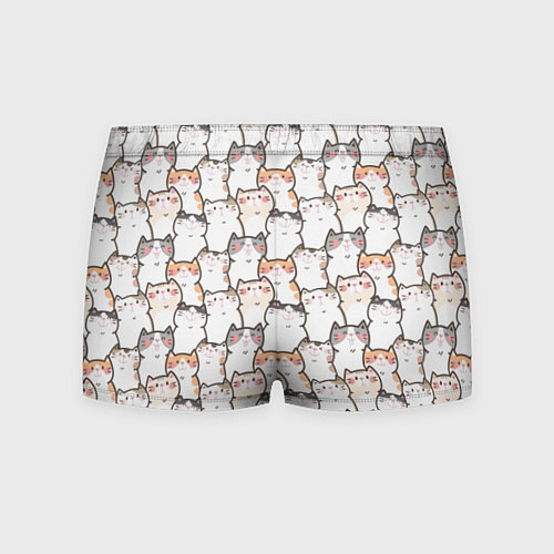 Мужские трусы Кошки котики коты / 3D-принт – фото 2