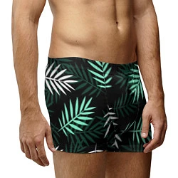 Трусы-боксеры мужские Листья пальмы, цвет: 3D-принт — фото 2