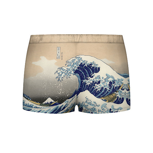 Мужские трусы Kanagawa Wave Art / 3D-принт – фото 2