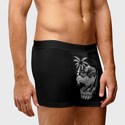 Трусы-боксеры мужские Череп, цвет: 3D-принт — фото 2