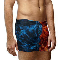 Трусы-боксеры мужские Огонь и вода, цвет: 3D-принт — фото 2