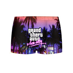 Трусы-боксеры мужские Grand Theft Auto Vice City, цвет: 3D-принт