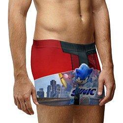 Трусы-боксеры мужские Соник 2020, цвет: 3D-принт — фото 2