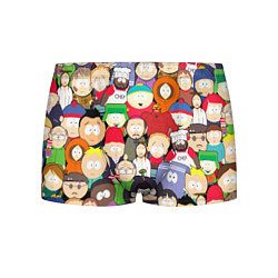 Трусы-боксеры мужские South Park персонажи цвета 3D-принт — фото 1