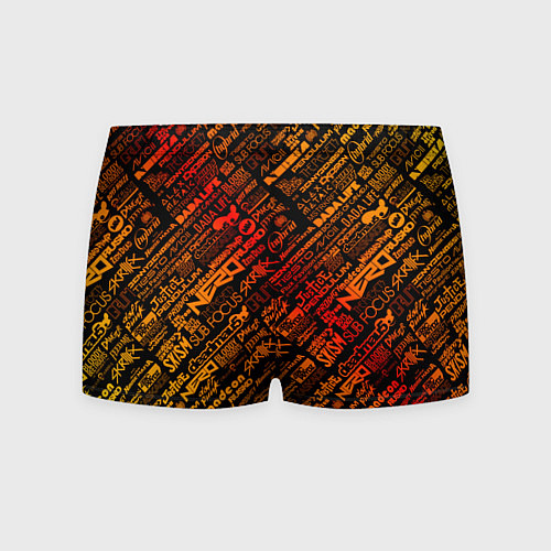 Мужские трусы Музыкальные бренды / 3D-принт – фото 2