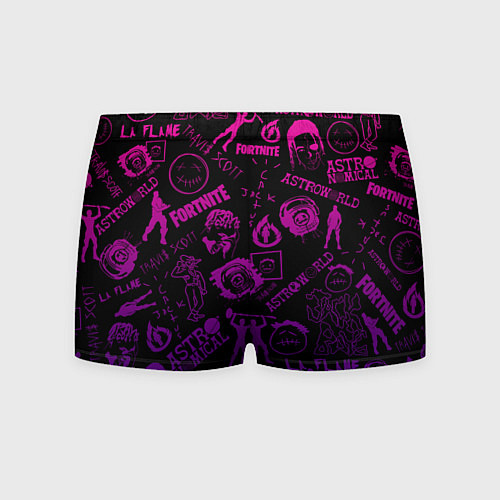 Мужские трусы TRAVIS SCOTT X FORTNITE / 3D-принт – фото 2
