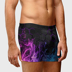Трусы-боксеры мужские Fire, цвет: 3D-принт — фото 2