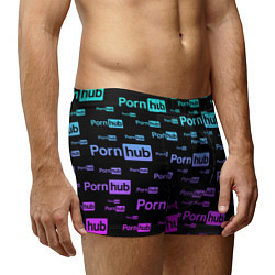 Трусы-боксеры мужские PornHub, цвет: 3D-принт — фото 2