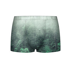 Трусы-боксеры мужские Туманный лес, цвет: 3D-принт