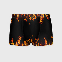 Трусы-боксеры мужские FIRE ОГОНЬ, цвет: 3D-принт