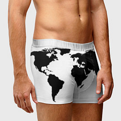 Трусы-боксеры мужские Весь мир, цвет: 3D-принт — фото 2