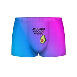 Трусы-боксеры мужские Авокадо, цвет: 3D-принт
