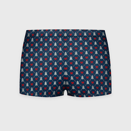 Мужские трусы Новый Год / 3D-принт – фото 2