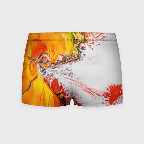 Мужские трусы Рисунок желтой краской / 3D-принт – фото 2