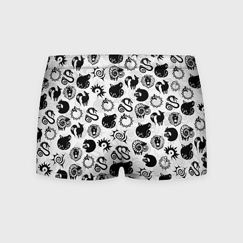 Мужские трусы 7 СМЕРТНЫХ ГРЕХОВ СИМВОЛЫ / 3D-принт – фото 2