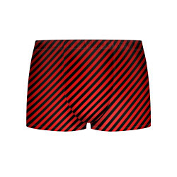 Трусы-боксеры мужские Красные полосы, цвет: 3D-принт
