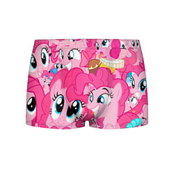 Трусы-боксеры мужские Pinkie Pie pattern, цвет: 3D-принт