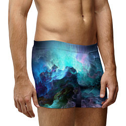 Трусы-боксеры мужские Космическое море, цвет: 3D-принт — фото 2