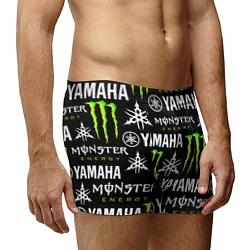 Трусы-боксеры мужские YAMAHA X MONSTER SPORT, цвет: 3D-принт — фото 2