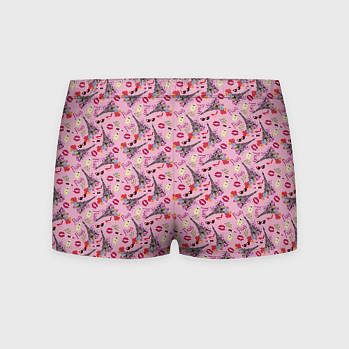 Мужские трусы Париж / 3D-принт – фото 2