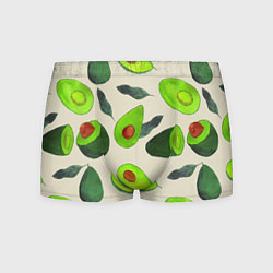 Мужские трусы Авокадо - фруктовый паттерн