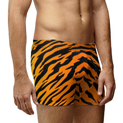 Трусы-боксеры мужские Шкура тигра, цвет: 3D-принт — фото 2