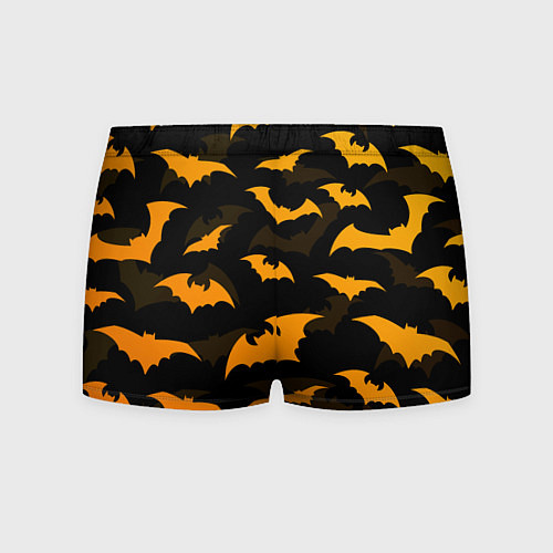 Мужские трусы ЛЕТУЧИЕ МЫШИ НОЧЬ ХЕЛЛОУИН HALLOWEEN NIGHT BATS / 3D-принт – фото 2