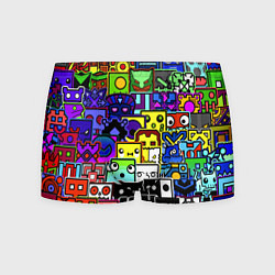 Трусы-боксеры мужские Geometry Dash: All Skins, цвет: 3D-принт