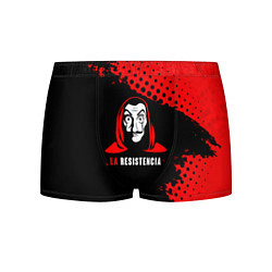 Трусы-боксеры мужские La Casa de Papel La Resistencia, цвет: 3D-принт