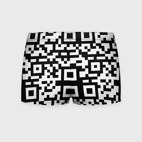 Мужские трусы Qr codeкуаркод / 3D-принт – фото 2