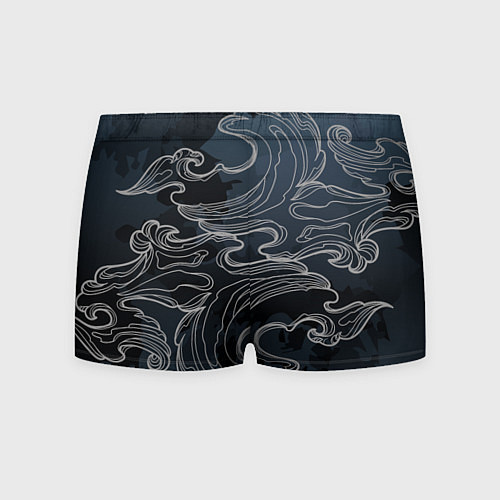 Мужские трусы Рычащий Тигр в японском стиле / 3D-принт – фото 2