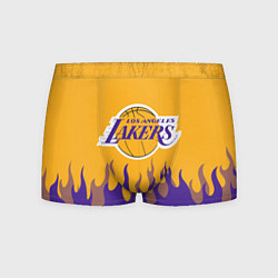 Мужские трусы LA LAKERS NBA FIRE ЛЕЙКЕРС ОГОНЬ