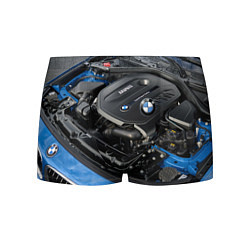 Трусы-боксеры мужские BMW Engine Twin Power Turbo, цвет: 3D-принт
