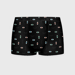 Мужские трусы Разноцветные глаза паттерн