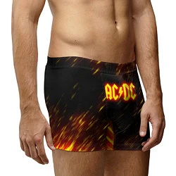 Трусы-боксеры мужские ACDC Neon, цвет: 3D-принт — фото 2