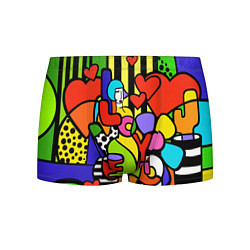 Мужские трусы Romero Britto - love you