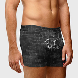 Трусы-боксеры мужские PINK FLOYD - ПИНК ФЛОЙД КИРПИЧНАЯ СТЕНА, цвет: 3D-принт — фото 2