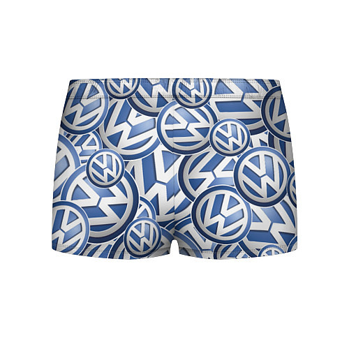 Мужские трусы Volkswagen logo Pattern / 3D-принт – фото 2