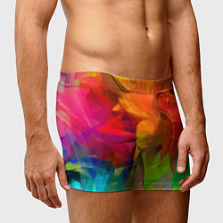 Трусы-боксеры мужские Color pattern Fashion 2024, цвет: 3D-принт — фото 2