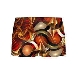 Трусы-боксеры мужские Абстрактные цифровые спирали, цвет: 3D-принт