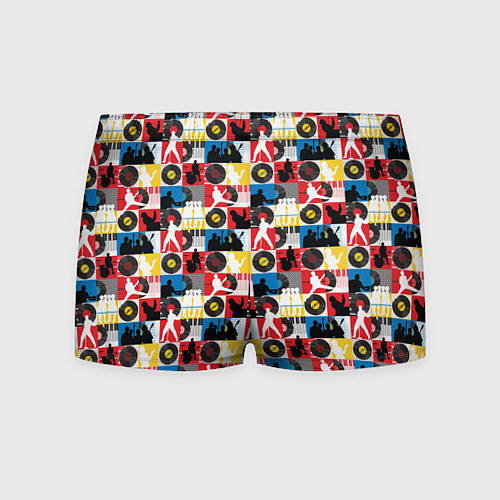 Мужские трусы Рок-н-ролл, винил, запись музыки / 3D-принт – фото 2