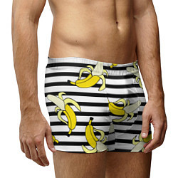 Трусы-боксеры мужские Banana pattern Summer, цвет: 3D-принт — фото 2