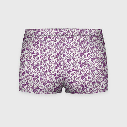 Мужские трусы Фиолетовая гжель / 3D-принт – фото 2