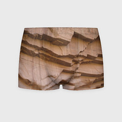Трусы-боксеры мужские Рельефные скалы Relief rocks, цвет: 3D-принт