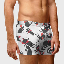 Трусы-боксеры мужские Котики - арт, цвет: 3D-принт — фото 2