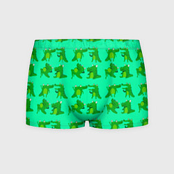 Трусы-боксеры мужские FUNNY CROCODILES, цвет: 3D-принт