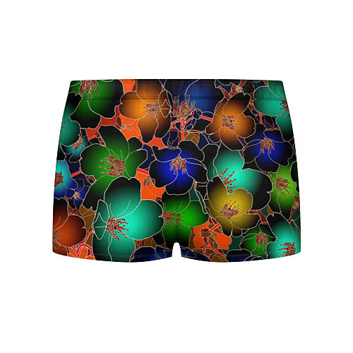 Мужские трусы Vanguard floral pattern Summer night Fashion trend / 3D-принт – фото 2