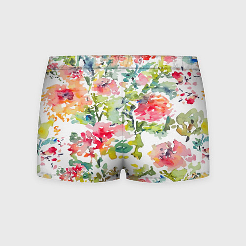 Мужские трусы Floral pattern Watercolour Summer / 3D-принт – фото 2